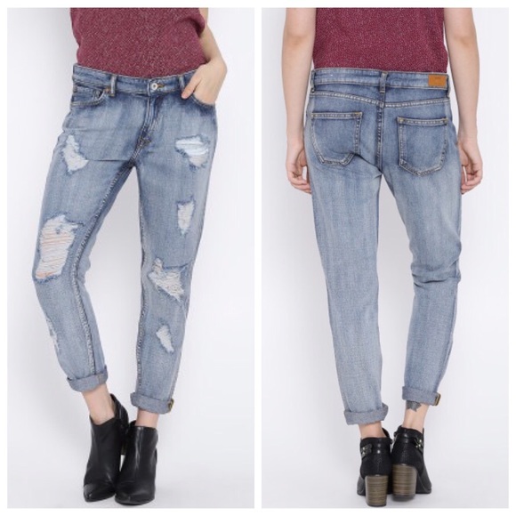 Mango | Jeans | Mango Nancy Relaxed Crop Boyfriend Jeans Size 4 | Poshmark